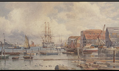 AT THE QUAYSIDE (PORTSMOUTH HARBOUR?)