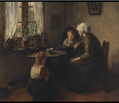 A DUTCH MOTHER AND CHILDREN