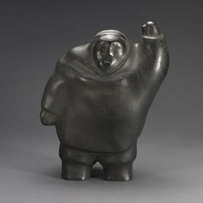 HUNTER WITH RAISED ARM