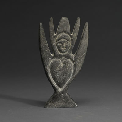 STYLIZED HAND WITH OPPOSING DESIGNS by Myra Kukiiyaut - Auction record, sale price, and art valuation. Compare with similar artists and explore comparable artworks.