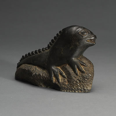 Sample artwork by Isa Aupalukta (Born 1942), known for inuit sculpture - View similar artists and auction records