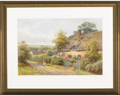 BURPHAM, SUSSEX; A KENTISH COTTAGE (2) by Harold Lawes - Auction record, sale price, and art valuation. Compare with similar artists and explore comparable artworks.