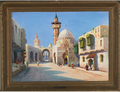 STREET IN TUNIS; A GATEWAY IN TANGIER (2) by Robert Herdman-Smith - Auction record, sale price, and art valuation. Compare with similar artists and explore comparable artworks.