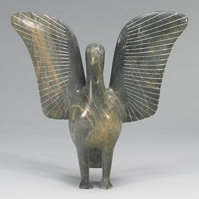 Bird with Upswept Wings