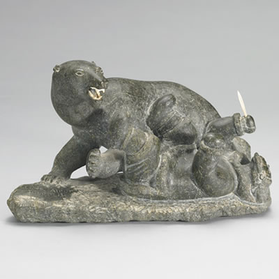 Bear Attacking Man