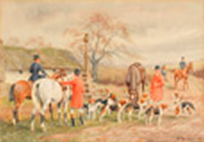 THE MEET; FULL CRY; AT THE DEATH; AN UNWELCOME CHECK (4) by Henry Murray - Auction record, sale price, and art valuation. Compare with similar artists and explore comparable artworks.