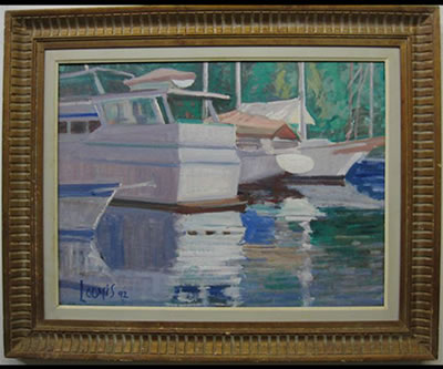 BOATS AT REST by Clarence Loomis - Auction record, sale price, and art valuation. Compare with similar artists and explore comparable artworks.