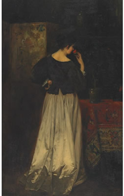 LADY WITH A ROSE