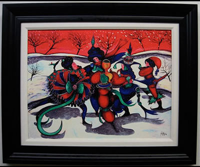 SKATERS IN COSTUME