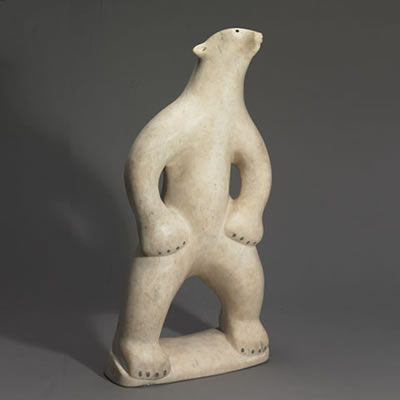 Sample artwork by Eyeetsiak Peter (Born 1937), known for inuit sculpture - View similar artists and auction records
