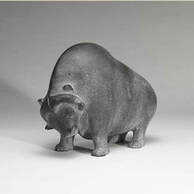 Sample artwork by Vital Makpaaq (1922 - 1978), known for sculpture - View similar artists and auction records