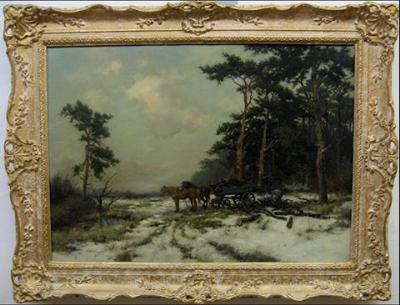 GATHERING FIREWOOD - LATE EVENING