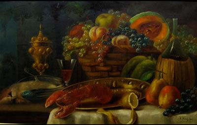STILL LIFE WITH LOBSTER