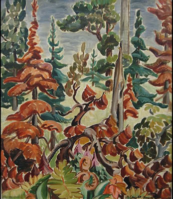 PINES TREES, WHITEFISH FALLS, ONT by Bobs Zema Warbain Cogill Haworth - Auction record, sale price, and art valuation. Compare with similar artists and explore comparable artworks.