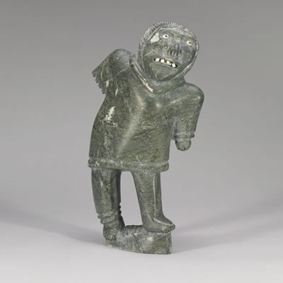 SHAMAN by Samuel Nahaulaituq - Auction record, sale price, and art valuation. Compare with similar artists and explore comparable artworks.