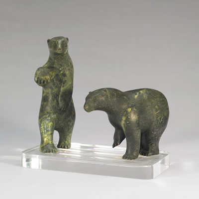 TWO POLAR BEARS