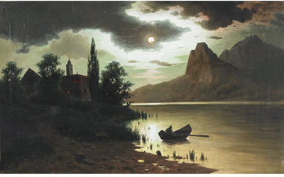 BOATMAN AT NIGHT