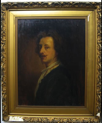 Portrait of Beatrice Hagarty Robertson: SELF PORTRAIT AFTER VAN DYKE