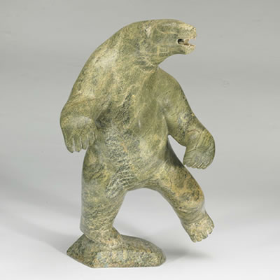 Sample artwork by Tommy Takpanie Sr (1936 - 2013), known for inuit sculpture - View similar artists and auction records