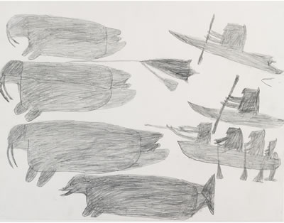 Sample artwork by Parr (1893 - 1969), known for inuit etching, painting, drawing - View similar artists and auction records