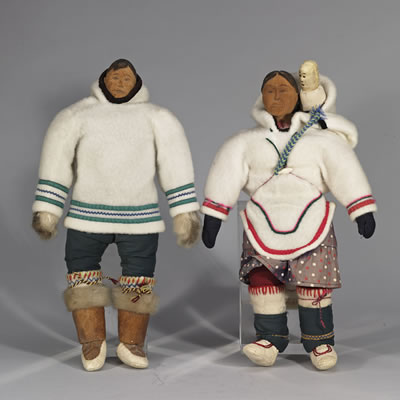 MALE AND FEMALE DOLLS