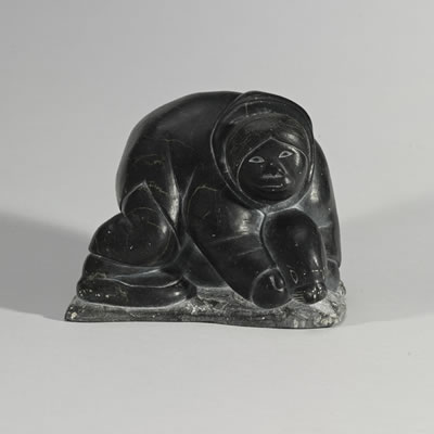 WOMAN WITH SEAL