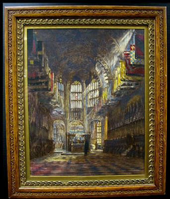 INTERIOR STUDY OF WESTMINSTER ABBEY