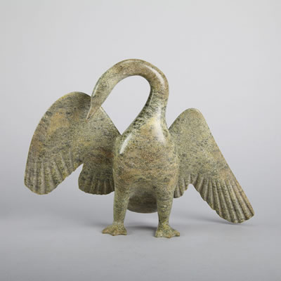 BIRD WITH OUTSTRETCHED WINGS