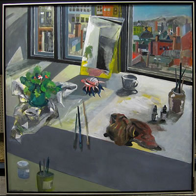 MY STUDIO, NATURE MORTE by Ghitta Caiserman-Roth - Auction record, sale price, and art valuation. Compare with similar artists and explore comparable artworks.