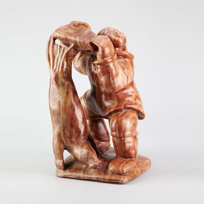 MAN WITH SEAL AND KUDLIK by Turataga Ragee - Auction record, sale price, and art valuation. Compare with similar artists and explore comparable artworks.