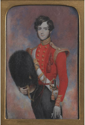 PORTRAIT OF A YOUNG BRITISH ARMY OFFICER