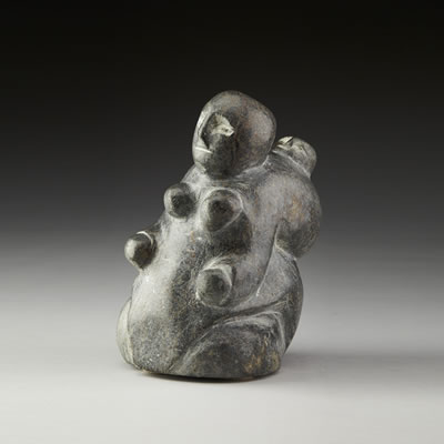 MOTHER AND CHILD by Tuna Iquliq - Auction record, sale price, and art valuation. Compare with similar artists and explore comparable artworks.