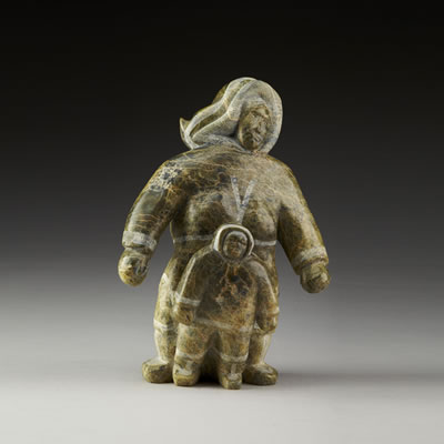 Sample artwork by Sangani Osuitok (1961 - 2011), known for inuit sculpture - View similar artists and auction records