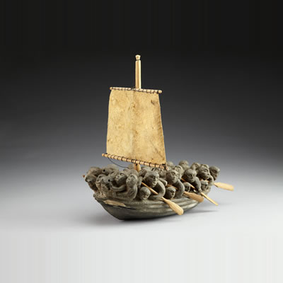 THE MIGRATION by Joe Talirunili - Auction record, sale price, and art valuation. Compare with similar artists and explore comparable artworks.