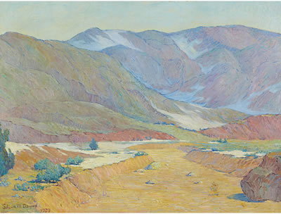 Sample artwork by Edwin Dawes (1872 - 1945), known for rural landscape and urban view painting - View similar artists and auction records