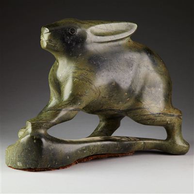 Sample artwork by Innuki Oqutaq (1926 - 1986), known for sculpture/inuit art - View similar artists and auction records