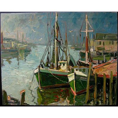 LES BATEAUX AU REPOS, GLOUCESTER