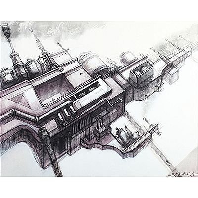 INDUSTRIAL (FROM THE POLLUTION SERIES) by Ramon Ramirez Ruiz - Auction record, sale price, and art valuation. Compare with similar artists and explore comparable artworks.