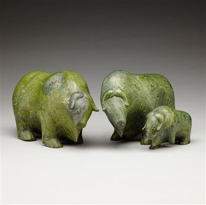 A FAMILY OF MUSK OXEN