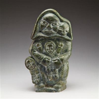 MOTHER AND CHILDREN by Abraham Pov - Auction record, sale price, and art valuation. Compare with similar artists and explore comparable artworks.