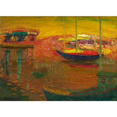 BOAT IN HARBOUR