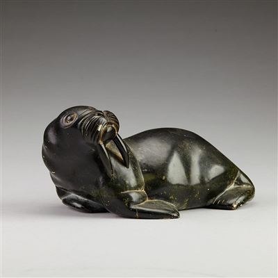 WALRUS by Josie Nulukie - Auction record, sale price, and art valuation. Compare with similar artists and explore comparable artworks.