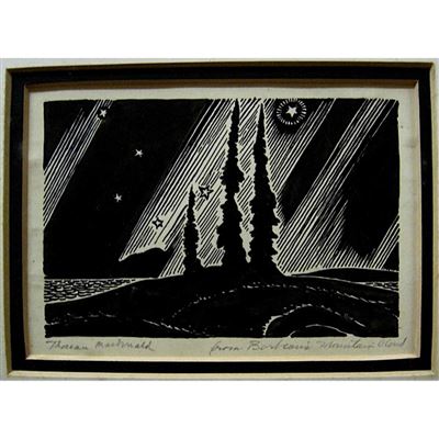FROM BARBEAU'S MOUNTAIN CLOUD by Thoreau MacDonald - Auction record, sale price, and art valuation. Compare with similar artists and explore comparable artworks.