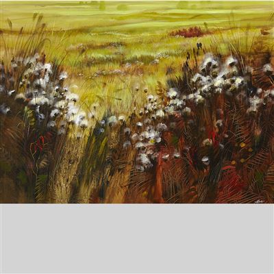 THISTLES by William Allister - Auction record, sale price, and art valuation. Compare with similar artists and explore comparable artworks.