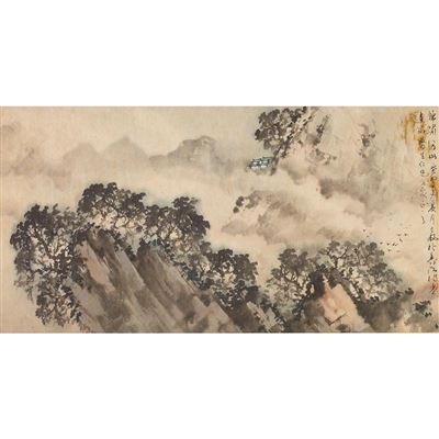 HOUSE IN FOG by Gonghu Wu - Auction record, sale price, and art valuation. Compare with similar artists and explore comparable artworks.