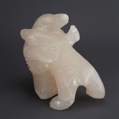 BEARS PLAYING by Mayureak Ashoona - Auction record, sale price, and art valuation. Compare with similar artists and explore comparable artworks.
