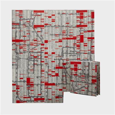 Sample artwork by David James Craven (1946 - 2016), known for minimalist painting, figure, collage - View similar artists and auction records
