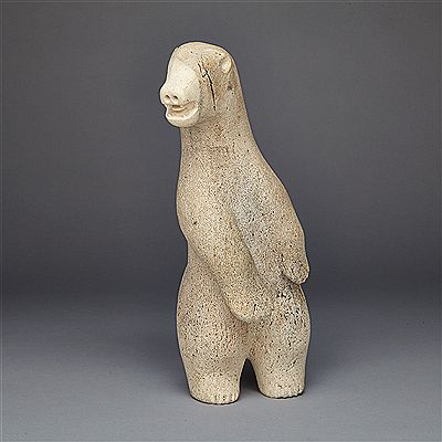 E4-329, SPENCE BAY POLAR BEAR ON HIND LEGS