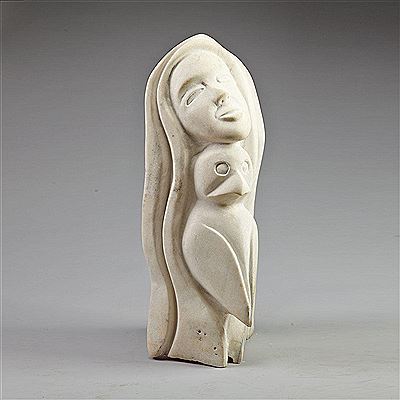 HUMAN BIRD TRANSFORMATION by Mayureak Ashoona - Auction record, sale price, and art valuation. Compare with similar artists and explore comparable artworks.