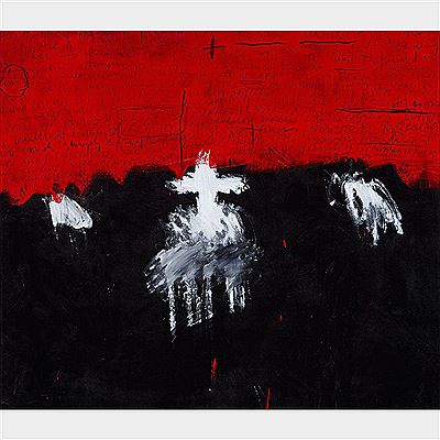 UNTITLED (RED, BLACK AND WHITE)